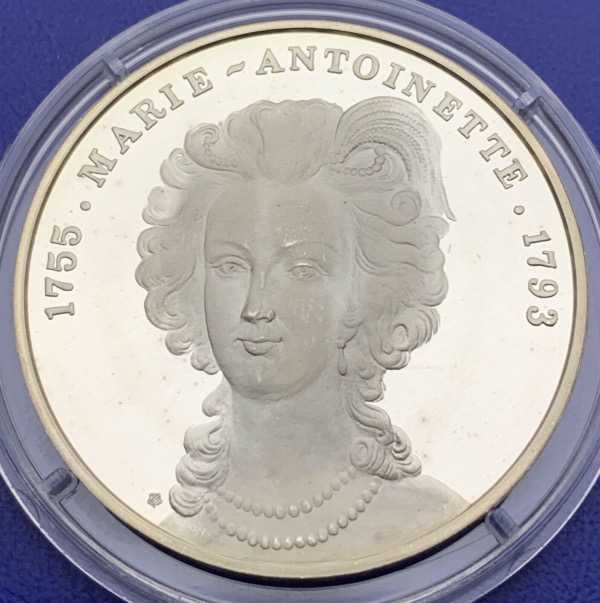 Médaille Argent Bicentenaire de la Révolution - Marie-Antoinette