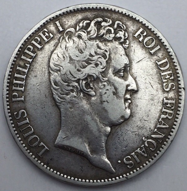 Louis Philippe I 5 francs 1831 A tranche en relief