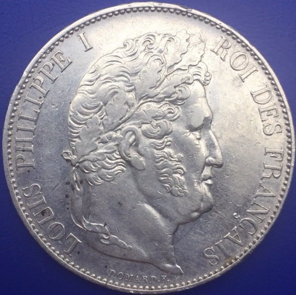 Monnaie Argent, 5 Francs Louis Philippe Ier 1847 A Paris