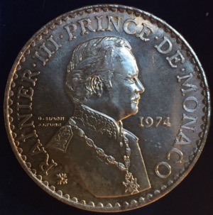 Monaco 50 Francs 1974 Rainier III