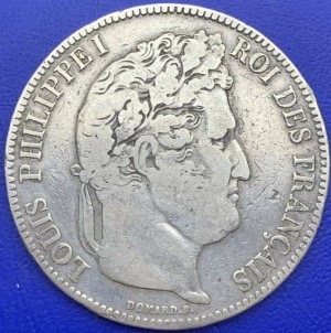 5 francs Louis Philippe I 1843 W
