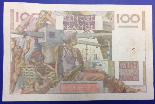 100 Francs Jeune Paysan 17-7-1947