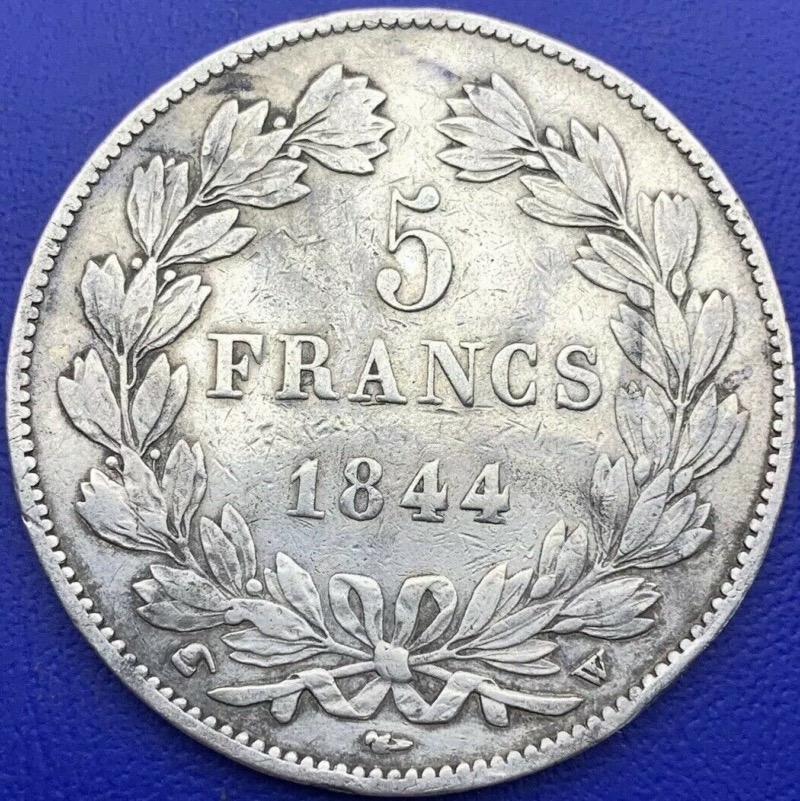 5 francs Louis Philippe I 1844 W
