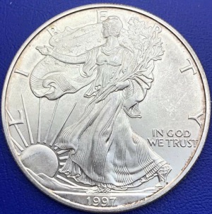 États-Unis USA One Dollar Silver Eagle 31,10g 1997