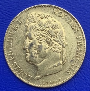20 Francs or Louis Philippe Ier 1847A