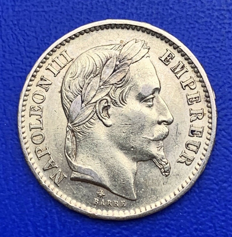 20 Francs or Napoléon III Tête Laurée 1867 A