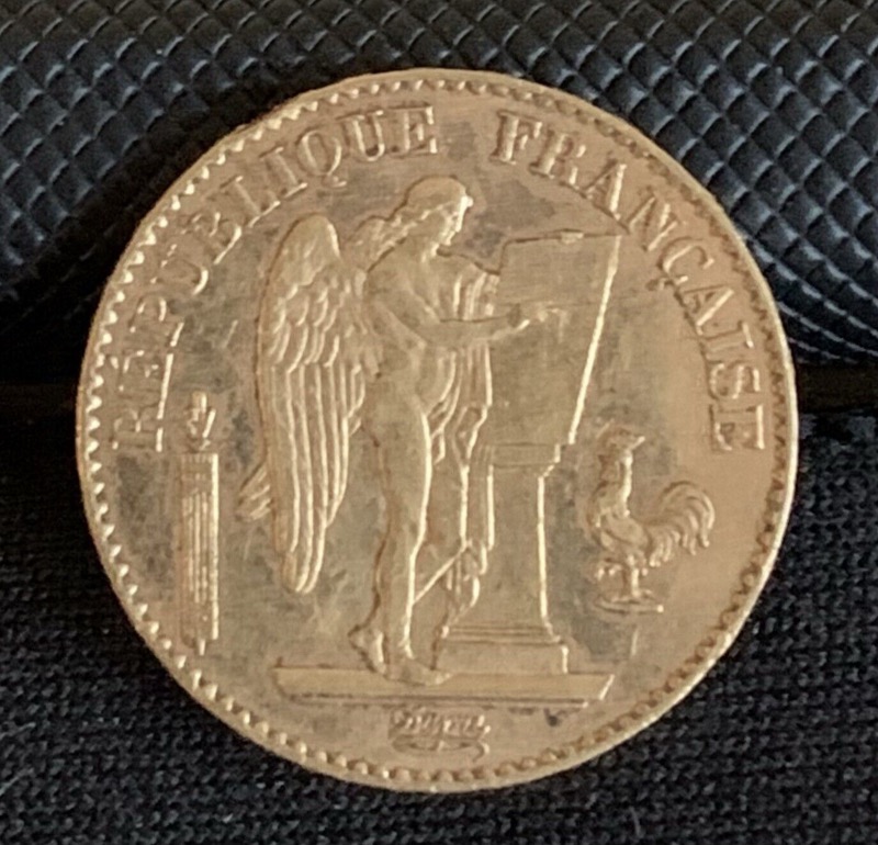 20 Francs Or Génie 1891 A