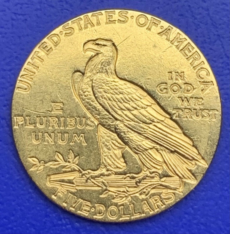 5 dollars Or Tête d’indien 1913 Etats-Unis