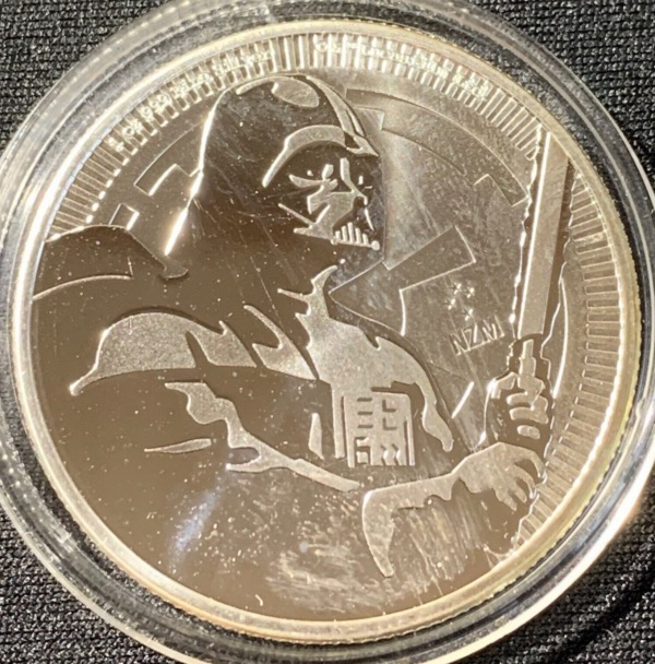 1 Oz Argent 2020 NIUE Star Wars Darth Vader