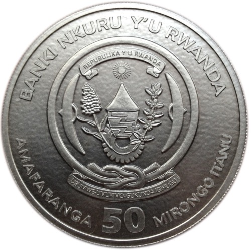 1 oz argent Guépard Rwanda 2013