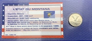 Etats-Unis Quarter dollar Montana UNC, année 2007