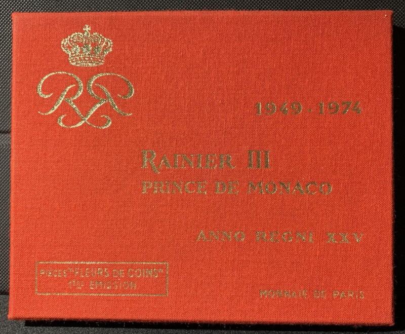 Monaco Coffret BU 1974 Rainier 3 FDC