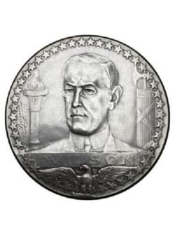 Médaille Wilson bronze argenté