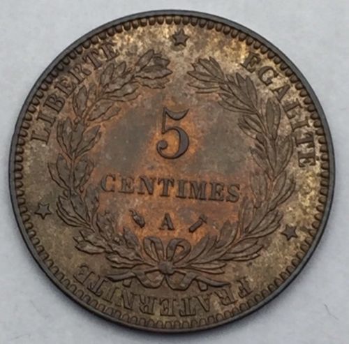 Ceres 5 centimes 1894 A 