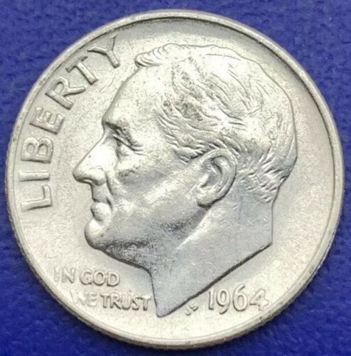 USA One Dime Roosevelt 1964 argent