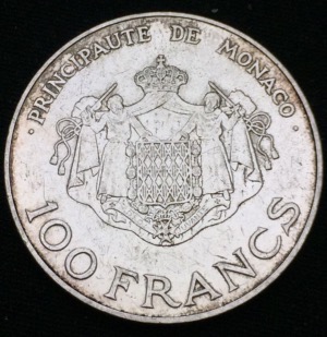 100 Francs Monaco 1982