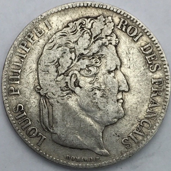 5 francs Louis Philippe Ier 1838 BB