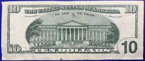 Etats-Unis, Billet 10 dollars Chicago 1999, Hamilton