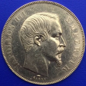 Monnaie Or, 50 Francs Napoleon 3, 1857 A