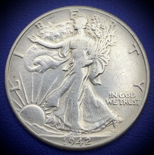 Half Dollar 1942 Walking Liberty, Argent, Etats-Unis