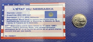 Etats-Unis Quarter dollar État du Nebraska UNC, année 2006