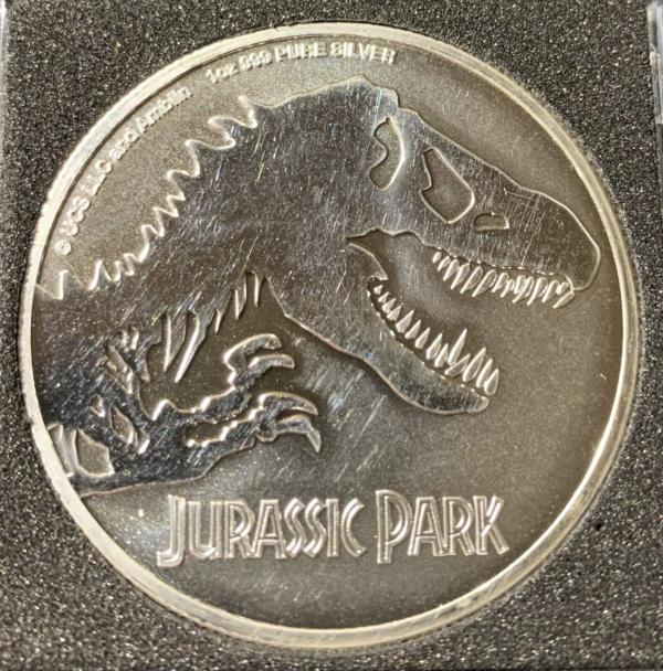 1 Oz Argent Niue 2020 Jurassic Park