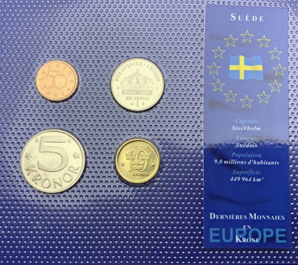 Suède Série de pièces UNC